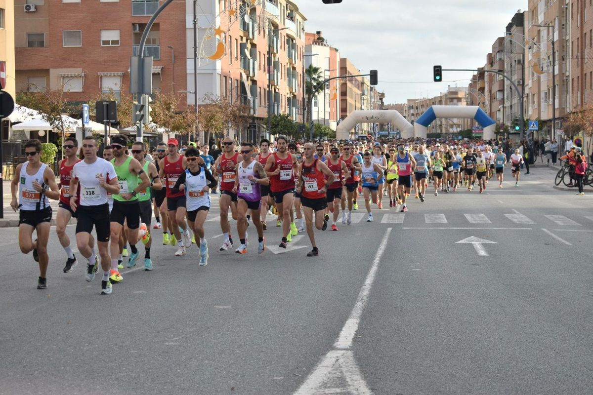 Un momento de la Media Maratón de Lorca
