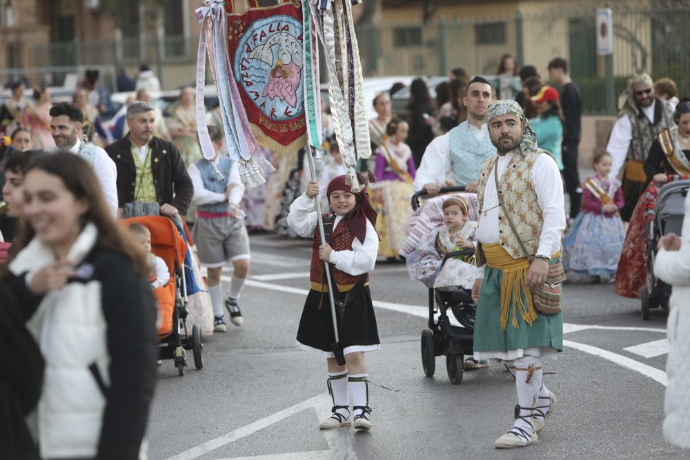 Visita de cortesía a las fallas del Port de Sagunt