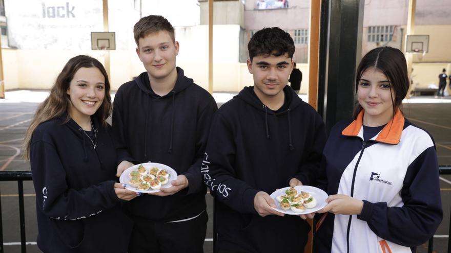 Concurso de cocina con fines solidarios en el colegio La Inmaculada de Oviedo