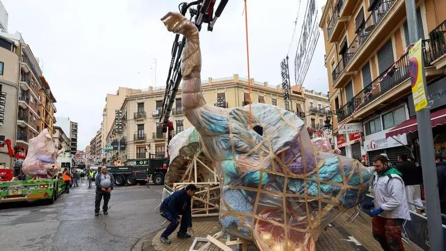 Convento Jerusalén, a revalidar el premio de las fallas: las primeras piezas llegan a su demarcación