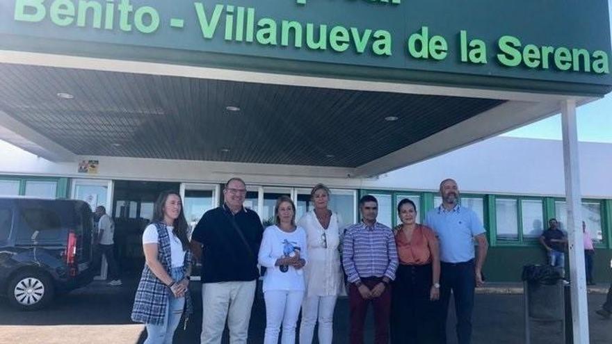 Nevado pide retirar el cartel del hospital Don Benito-Villanueva hasta que no comiencen las obras