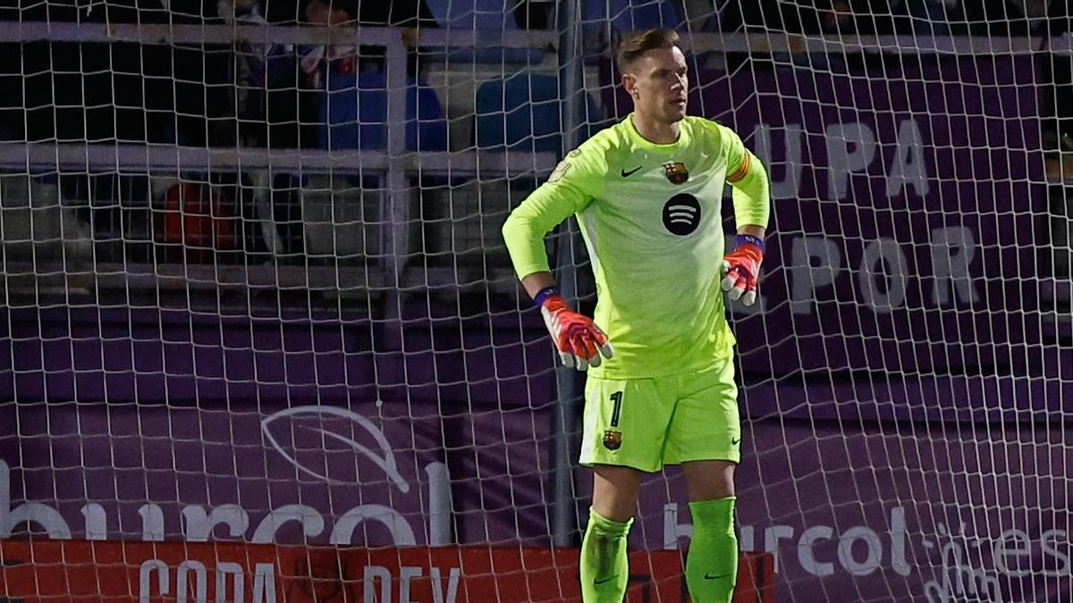 Ter Stegen, portero del Barça, en Guadalajara.