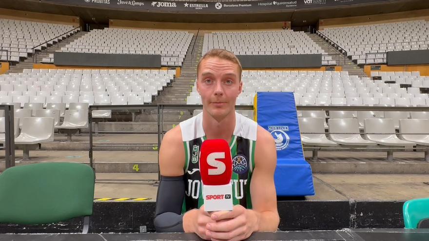 Ludde Hakanson: “Siempre que me enfrenté a la Penya pensé que algún año me gustaría jugar aquí”