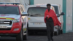 Llegada de 151 inmigrantes a El Hierro en varios cayucos.
