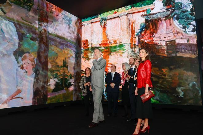 El rey Felipe VI y la reina Letizia inauguran la exposición 'Sorolla a través de la luz'