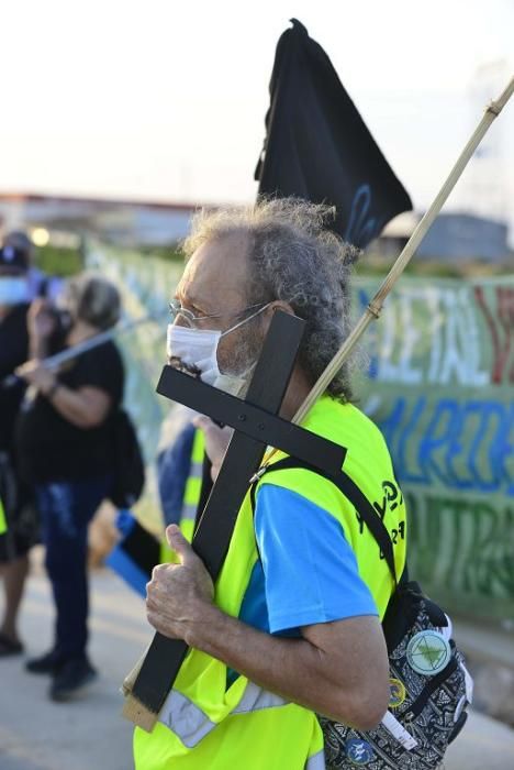 Manifestación en Los Alcázares por el ecocidio del Mar Menor