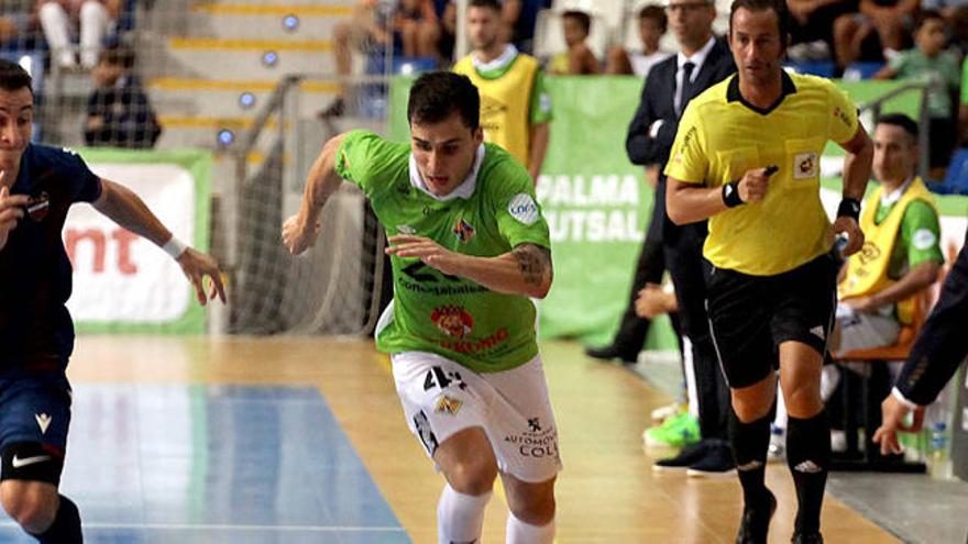 Partido en Son Moix entre Levante UD FS y Palma Futsal