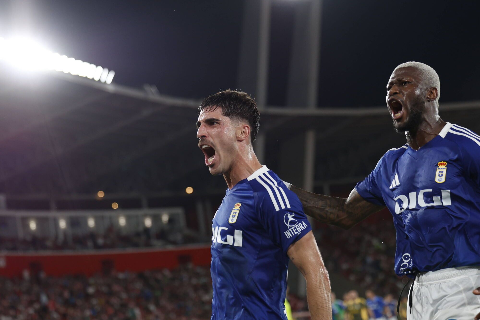 Así fue el primer partido del play-off entre el Almería y el Real Oviedo