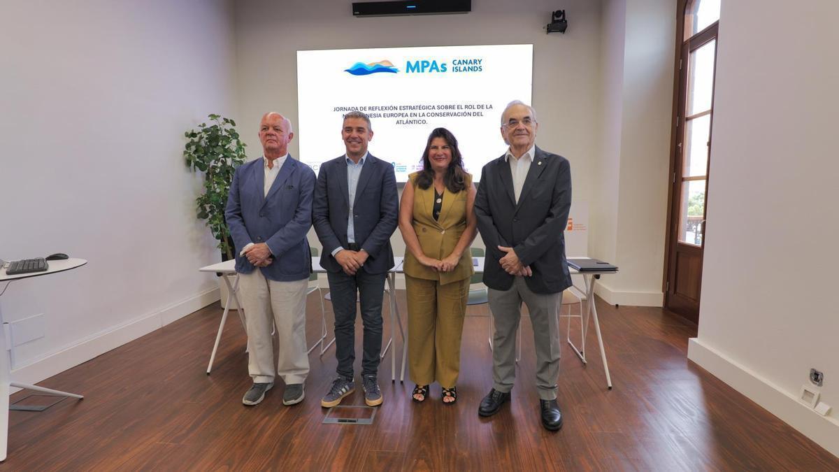 Representantes del Gobierno de España y cargos públicos de Azores, Madeira y Canarias aúnan criterios con los expertos del proyecto MPA Canary Islands para identificar oportunidades de cooperación en favor de la protección global del medio marino en el Océano Atlántico