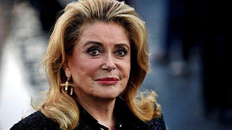 La actriz Catherine Deneuve.