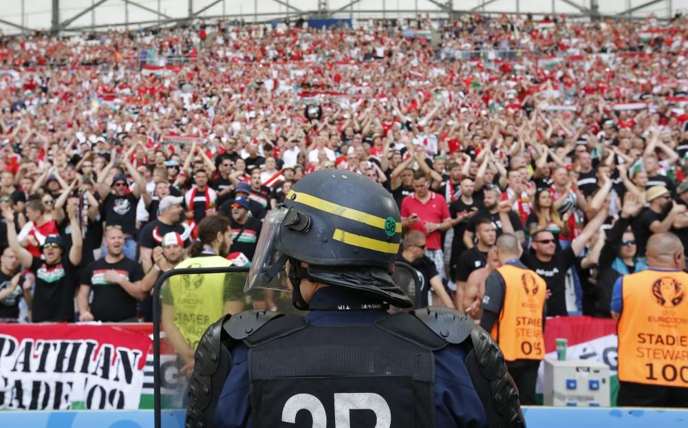 Eurocopa 2016: enfrentamientos entre húngaros y policía