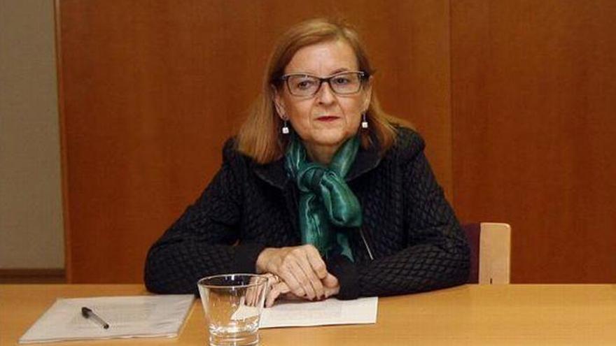La catedrática María Elósegui, en el Tribunal de Derechos Humanos