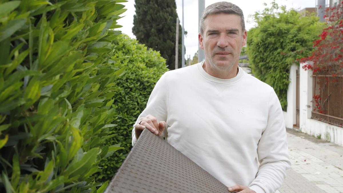 Luis Carrión, extécnico del Córdoba CF y del Real Oviedo, antes de la entrevista concedida a CÓRDOBA.
