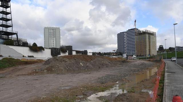Parcelas sin urbanizar en el entorno del polígono de Someso.