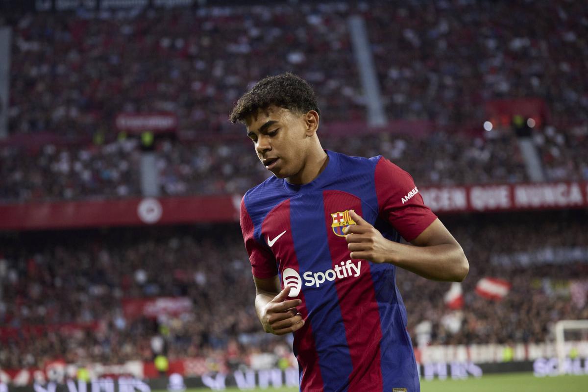 Lamine Yamal genera muchas ocasiones, pero le está faltando suerte en los últimos partidos