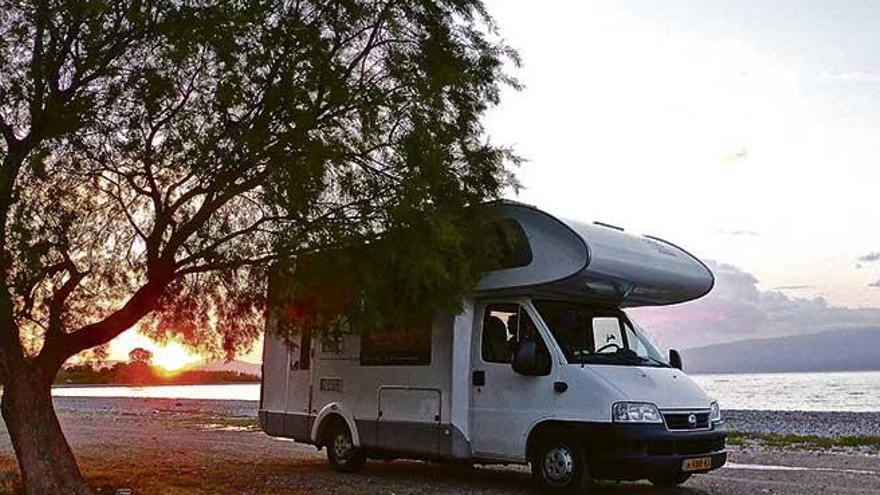 Una de las caravanas que se anunciaban en Airbnb.