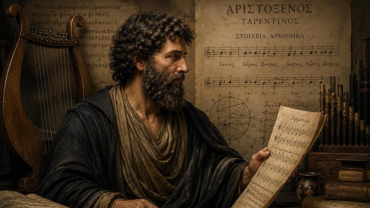 Aristóxeno de Tarento aplicó al estudio de la música una mirada más empírica.