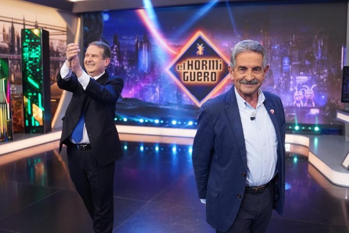 Abel Caballero y Miguel Ángel Revilla, en El Hormiguero. 27 enero 2022. Antena 3