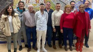 La nueva Junta Directiva de la Peña Deportiva Barça de Andújar (Jaén)