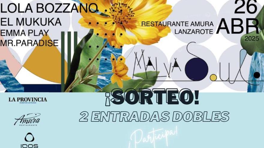 ¡Prepárate para vivir un día inolvidable! Gana entradas dobles para MALVASOUL Lanzarote con LA PROVINCIA