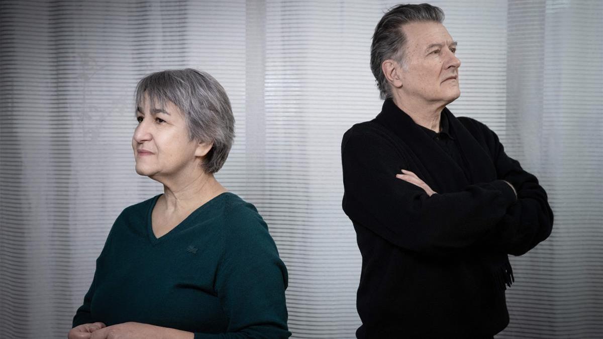 French architects Anne Lacaton (L) and Jean-Philippe Vassal (R) pose at their worshop in Montreuil  east of Paris  on March 16  2021  - The Pritzker Prize -- architecture s most prestigious award -- was awarded Tuesday to French duo Jean-Philippe Vassal and Anne Lacaton for their affordable  eco-friendly spaces that prioritize the wellbeing of the many  Vassal  67  and Lacaton  65  received the accolade -- which was first awarded in 1979 and comes with  100 000 in prize money -- for their work transforming urban housing into uplifting and sustainable spaces on modest budgets  (Photo by JOEL SAGET   AFP)