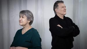 French architects Anne Lacaton (L) and Jean-Philippe Vassal (R) pose at their worshop in Montreuil  east of Paris  on March 16  2021  - The Pritzker Prize -- architecture s most prestigious award -- was awarded Tuesday to French duo Jean-Philippe Vassal and Anne Lacaton for their affordable  eco-friendly spaces that prioritize the wellbeing of the many  Vassal  67  and Lacaton  65  received the accolade -- which was first awarded in 1979 and comes with  100 000 in prize money -- for their work transforming urban housing into uplifting and sustainable spaces on modest budgets  (Photo by JOEL SAGET   AFP)