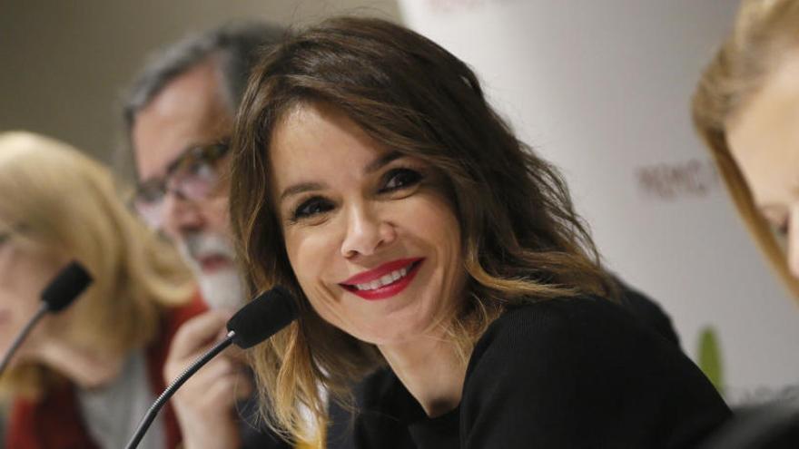 Carme Chaparro, durante la concesión del premio.