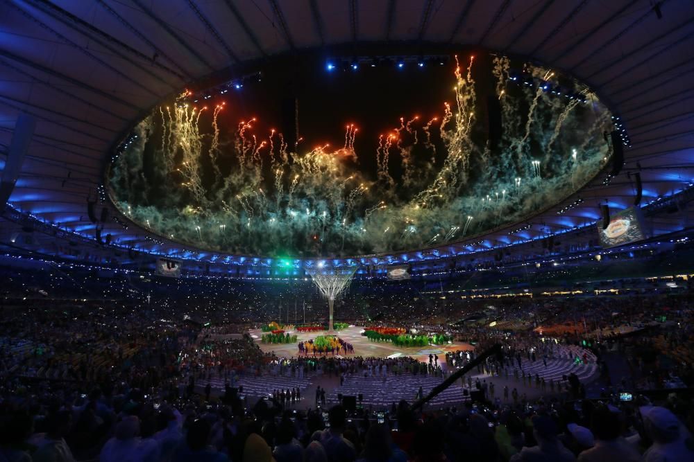 Espectacular cerimònia de clausura dels Jocs de Rio