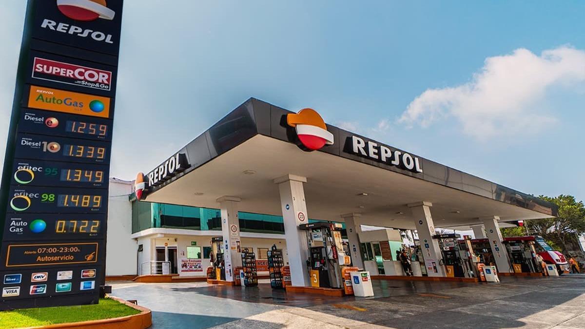 Estación de servicio de Repsol