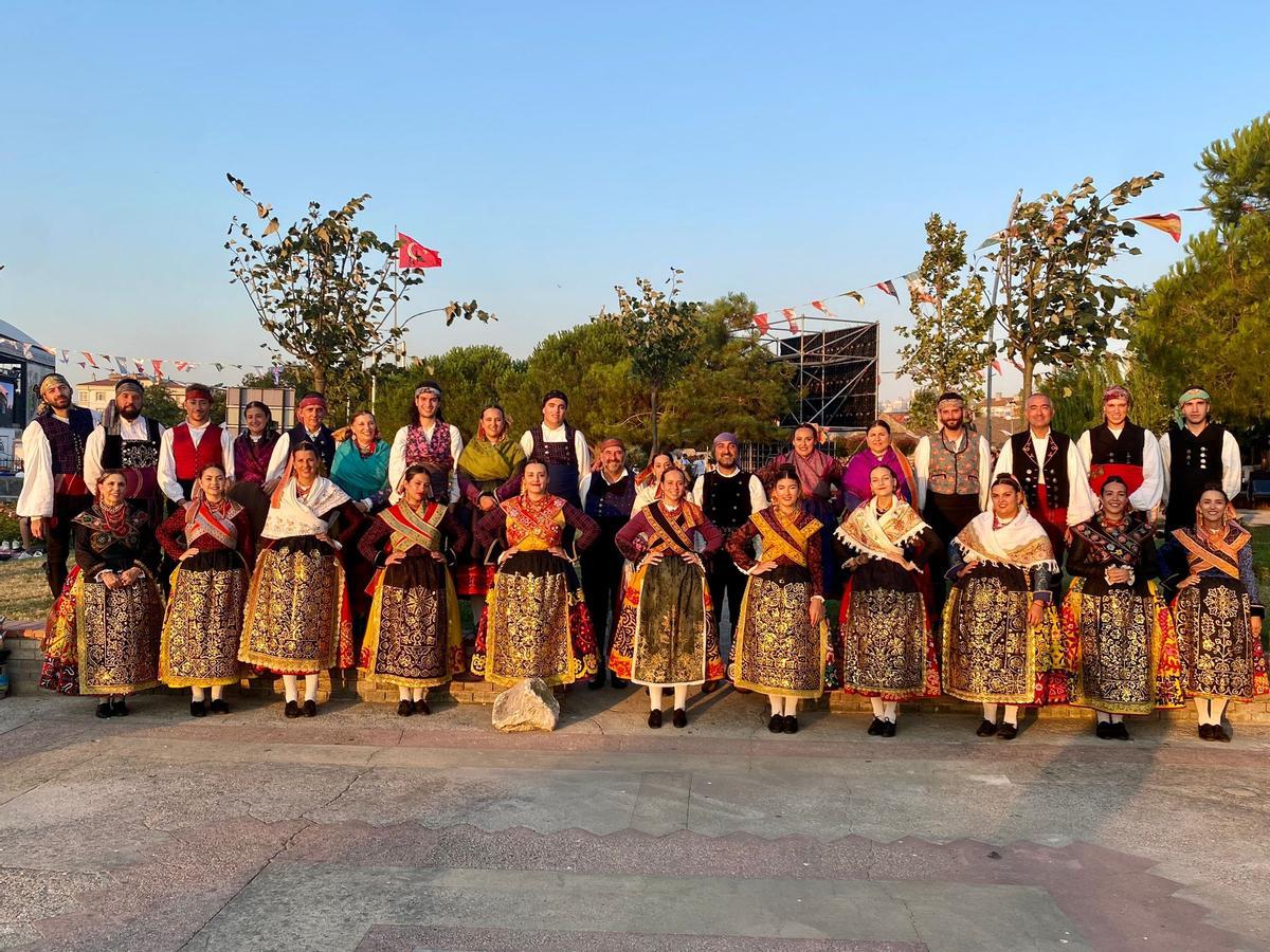 El grupo Don Sancho en su estancia en Turquía