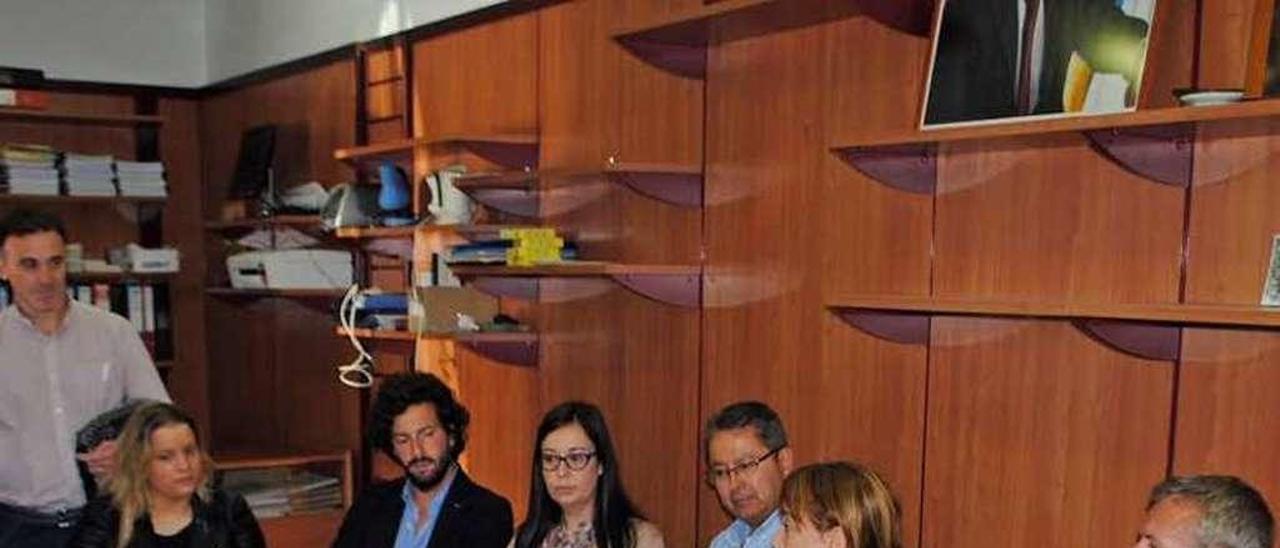 La visita de Alfonso Rueda al comité ejecutivo del PP meco. // Muñiz