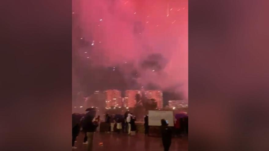 València dice adiós a 2024 con cuatro castillos de fuegos artificiales
