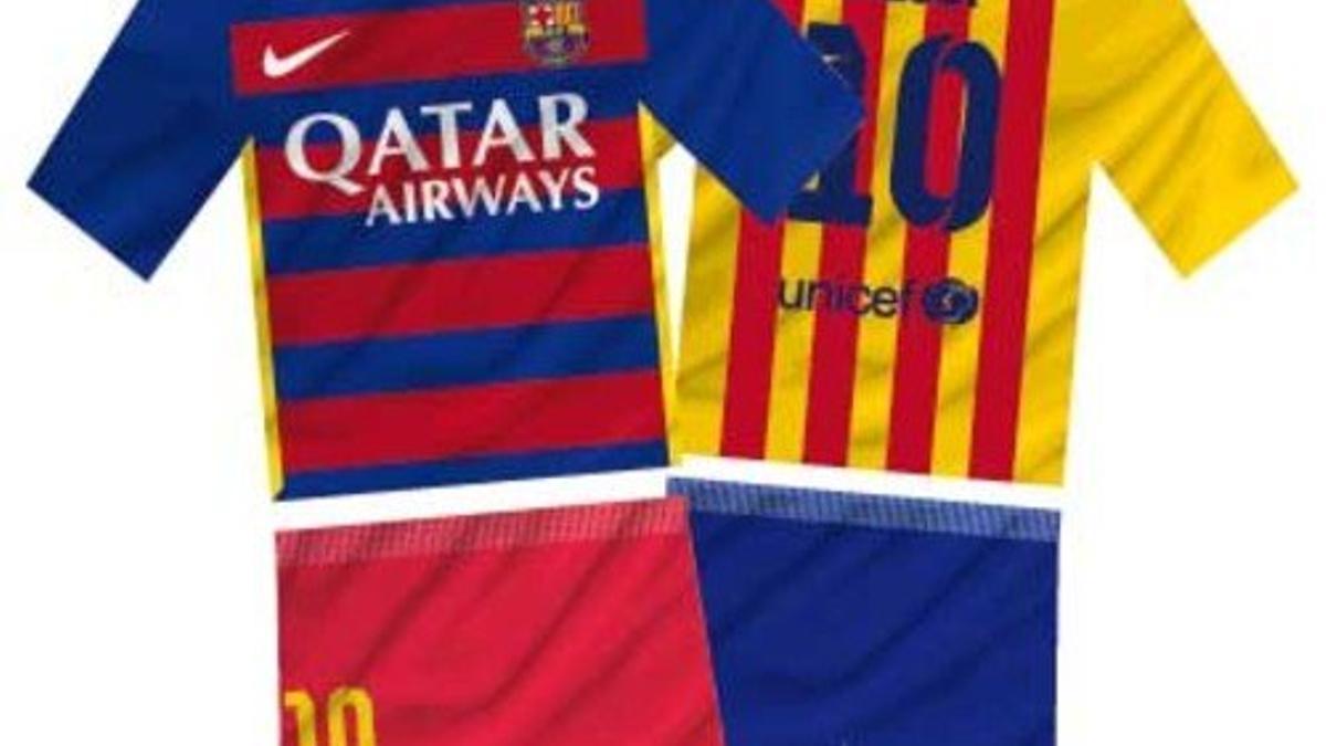 Cambio radical en la camiseta del Barça