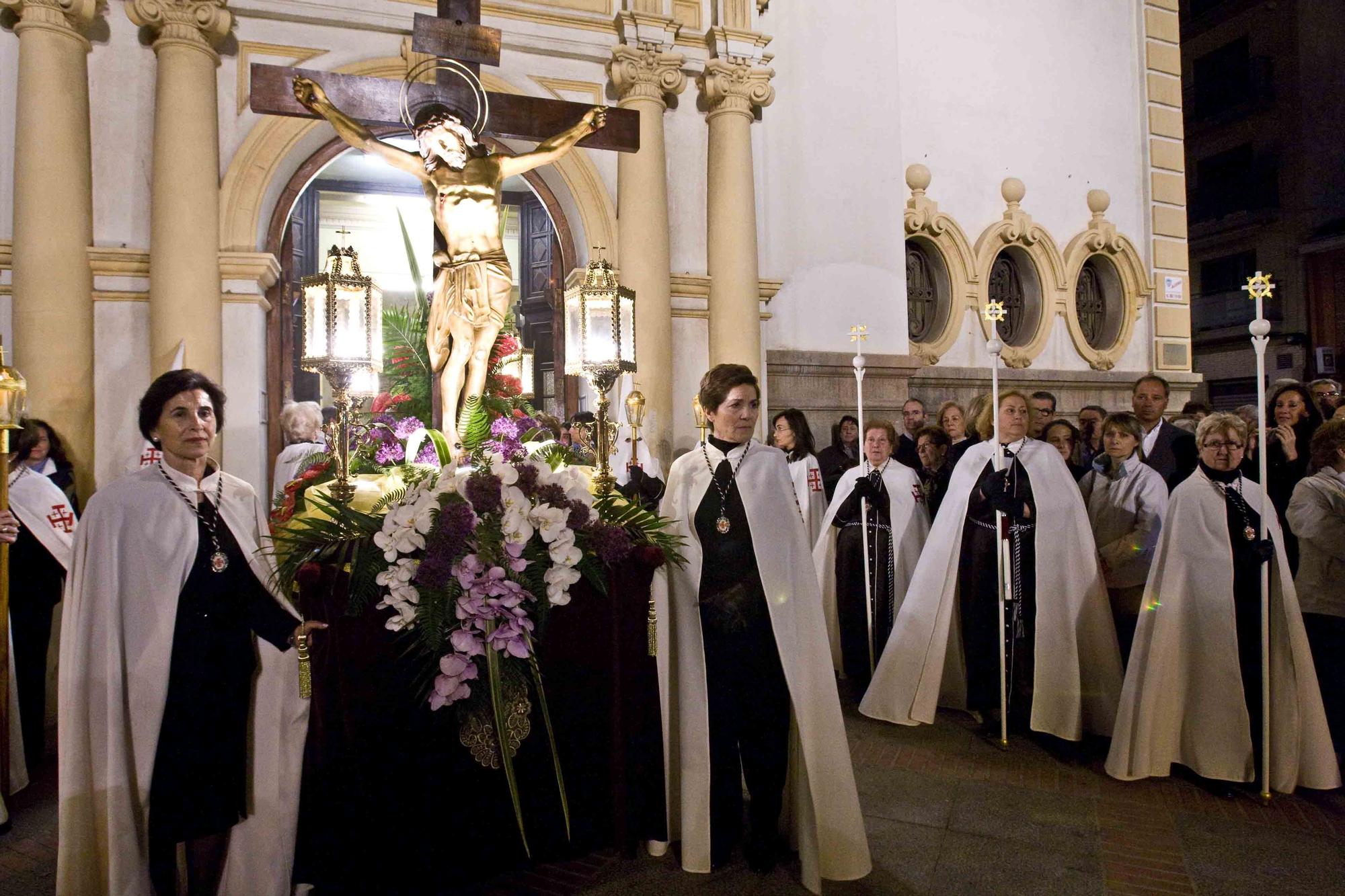 Las imágenes de las últimas procesiones de Viernes Santo en el Port de Sagunt.