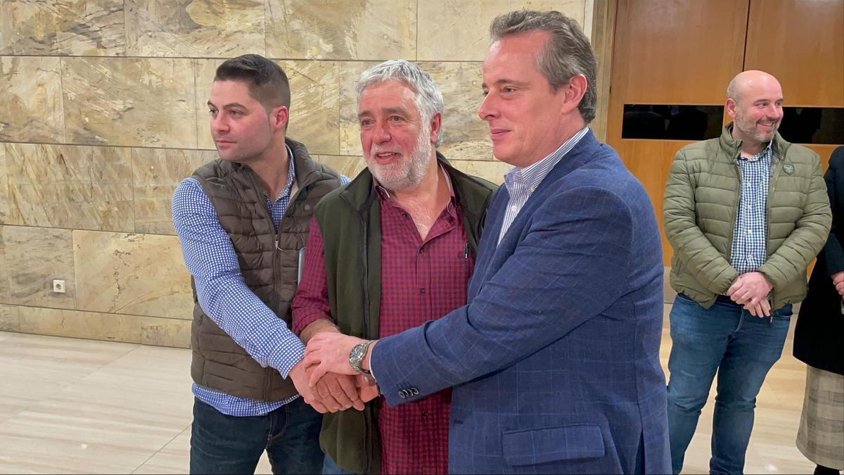 Protestas de los ganaderos y agricultores en Oviedo