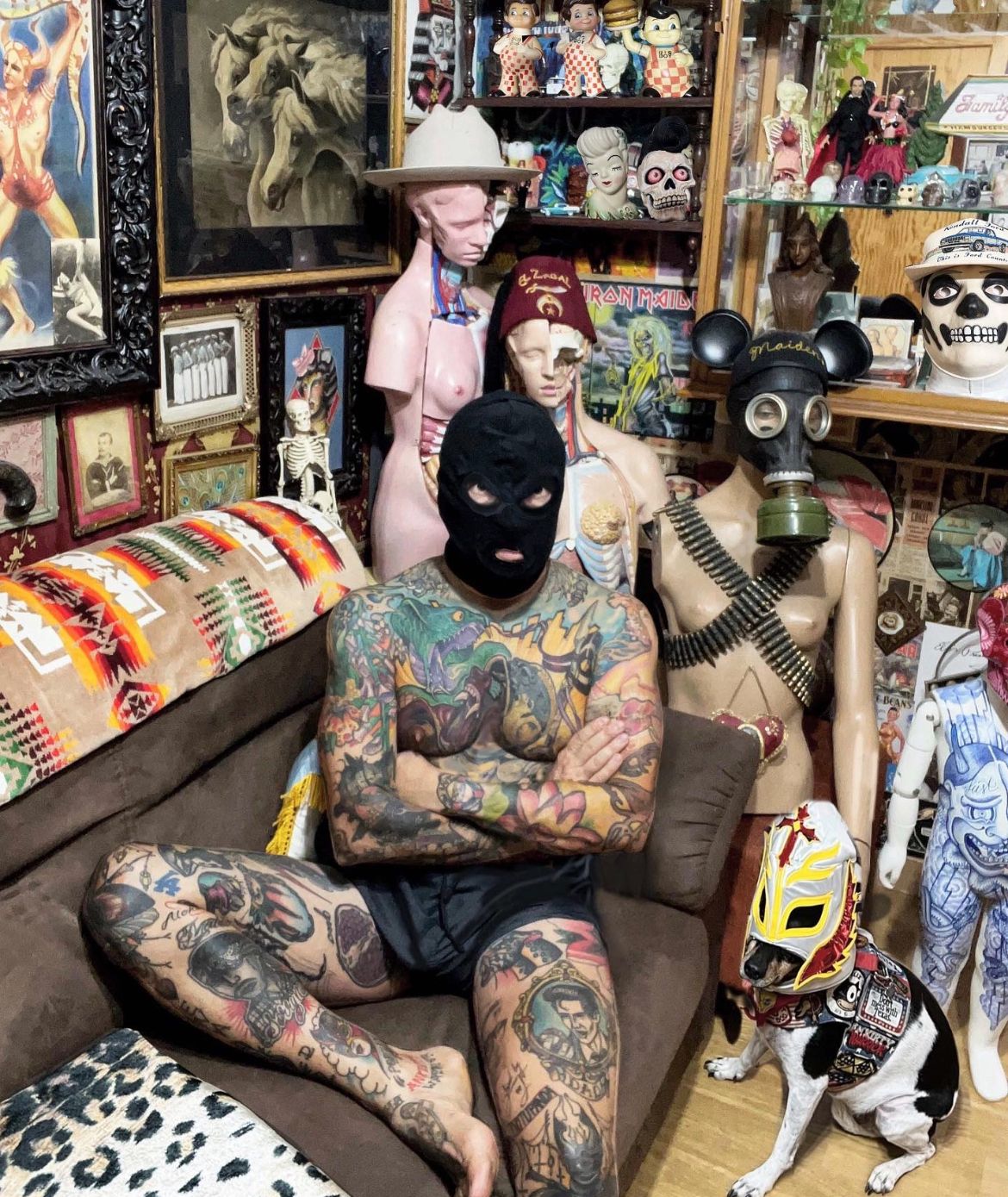 Ramon Maiden, tatuador barcelonés de reconocimiento internacional.