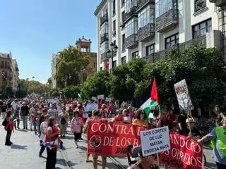 Así ha sido la protesta de Barrios Hartos en Sevilla