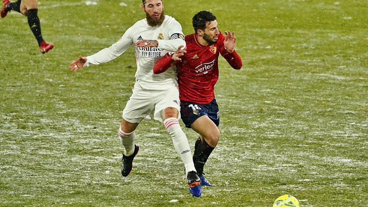 L&#039;Osasuna i el fred congelen el Madrid a Pamplona