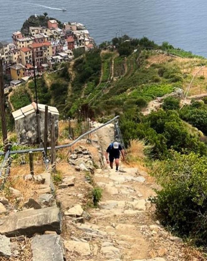 Ancelotti se pone a tope en Cinque Terre