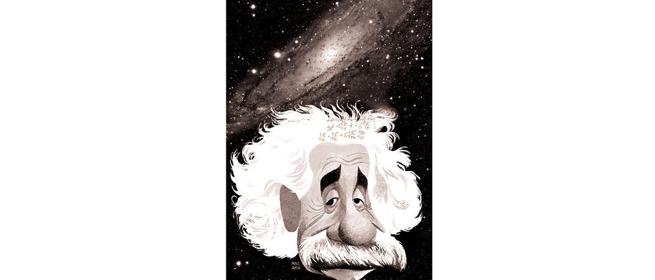 Ilustración de Einstein