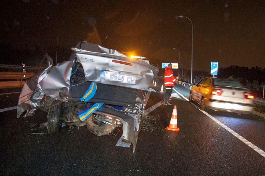 Un accidente en la tercera ronda causa retenciones