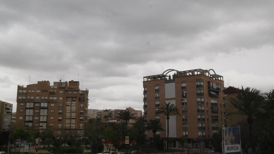 Cielo con nubosidad en Murcia