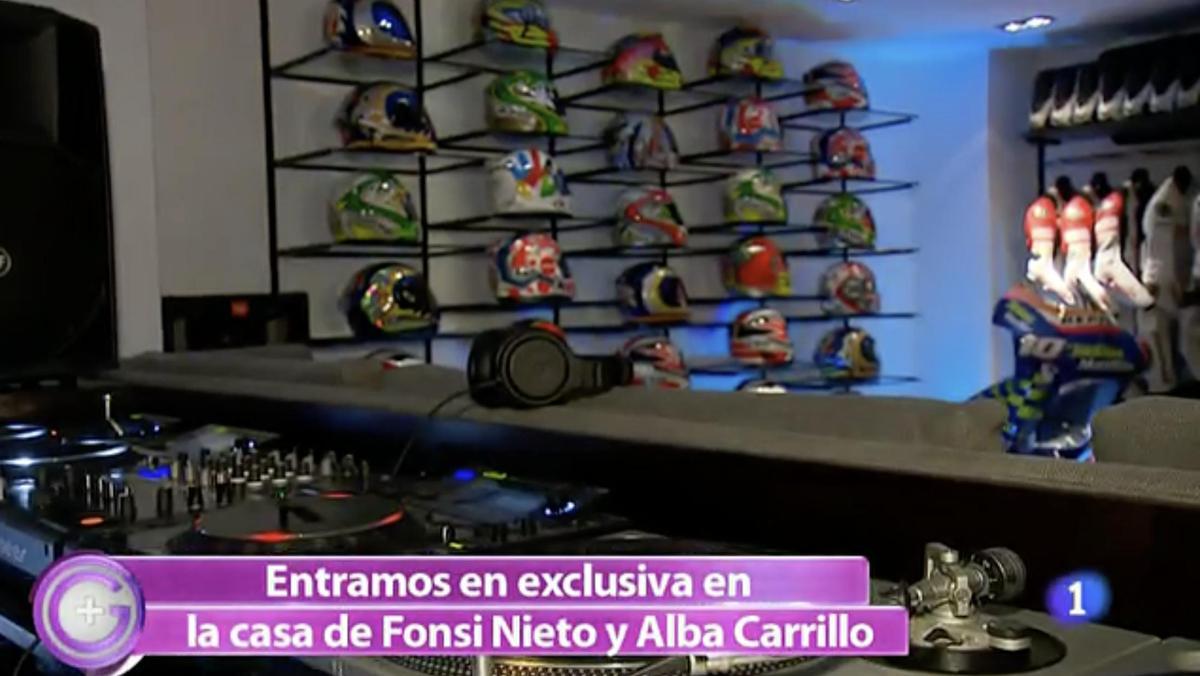 El estudio de dj de Fonsi Nieto lo tiene al lado de su museo personal