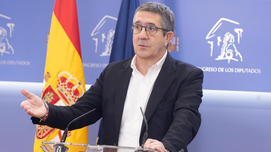 El portavoz del PSOE en el Congreso, Patxi López.