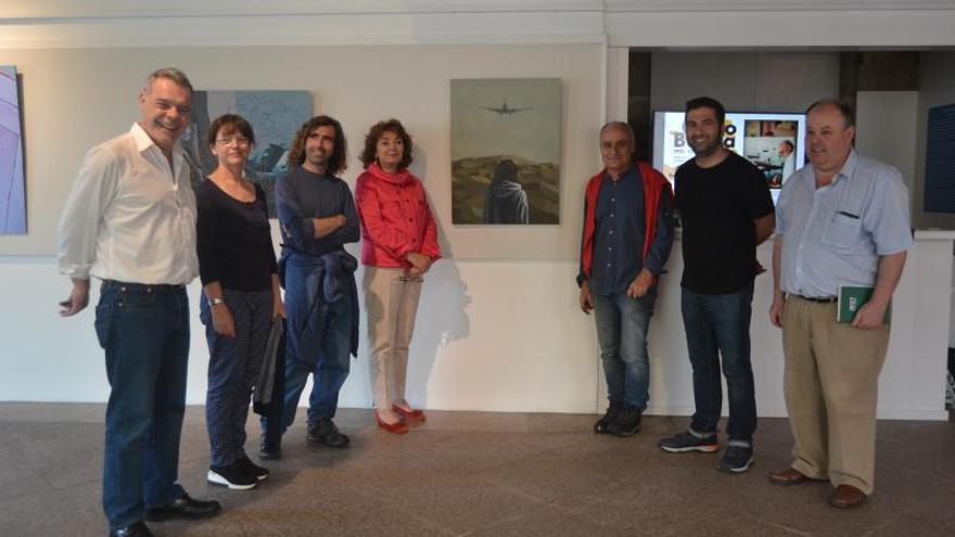 El artista portugués António Bahia gana el I Certame de Pintura Otero Baena de Bueu