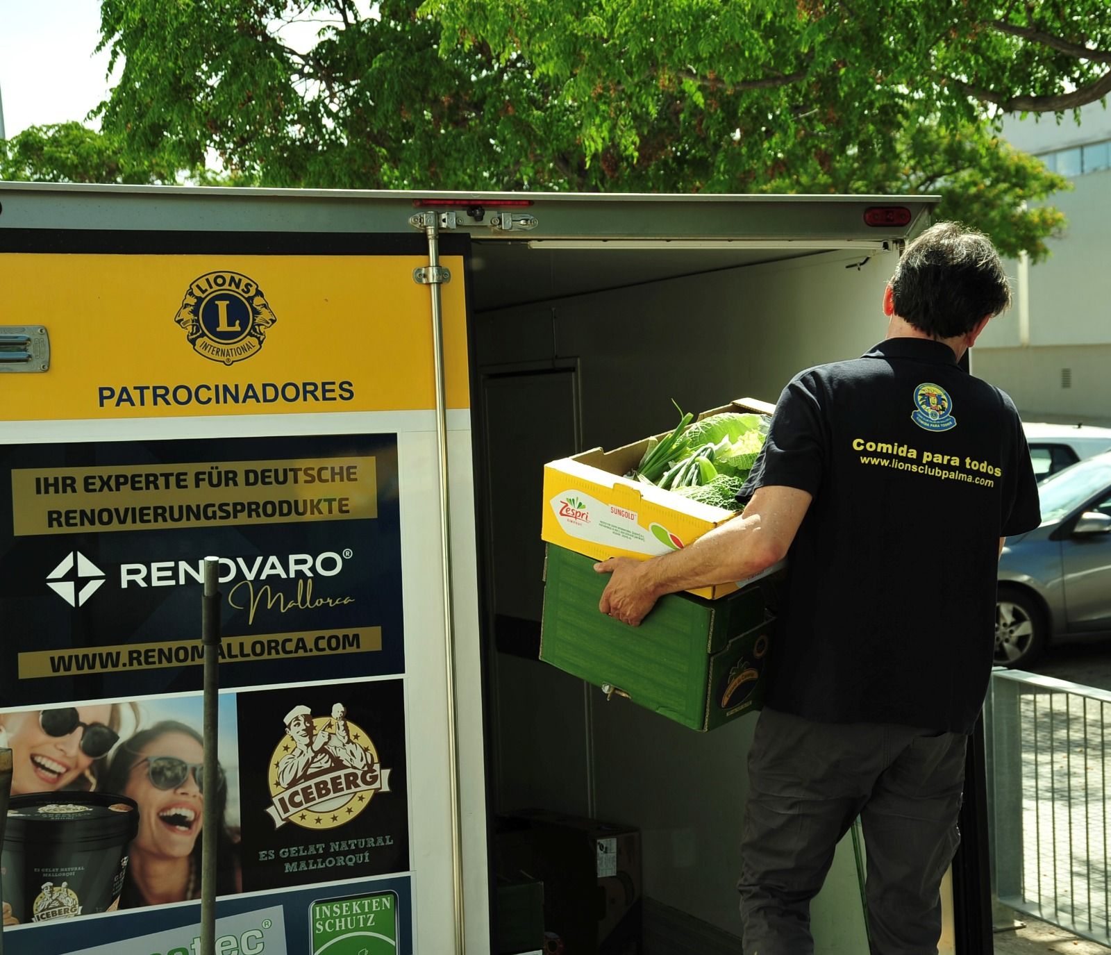 Solidaridad con sello mallorquín-alemán: Lions Club Palma lleva alimento a miles de personas en la isla