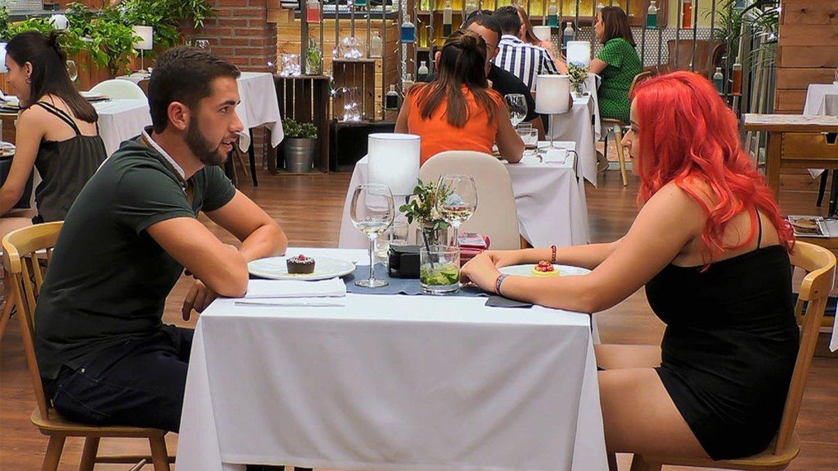 Salvador y Araceli en 'First Dates'