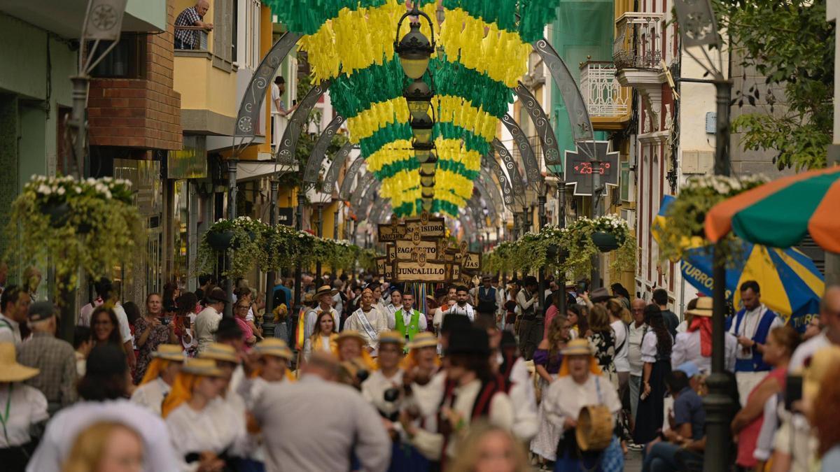 Foto de archivo de la romería de Gáldar 2025.