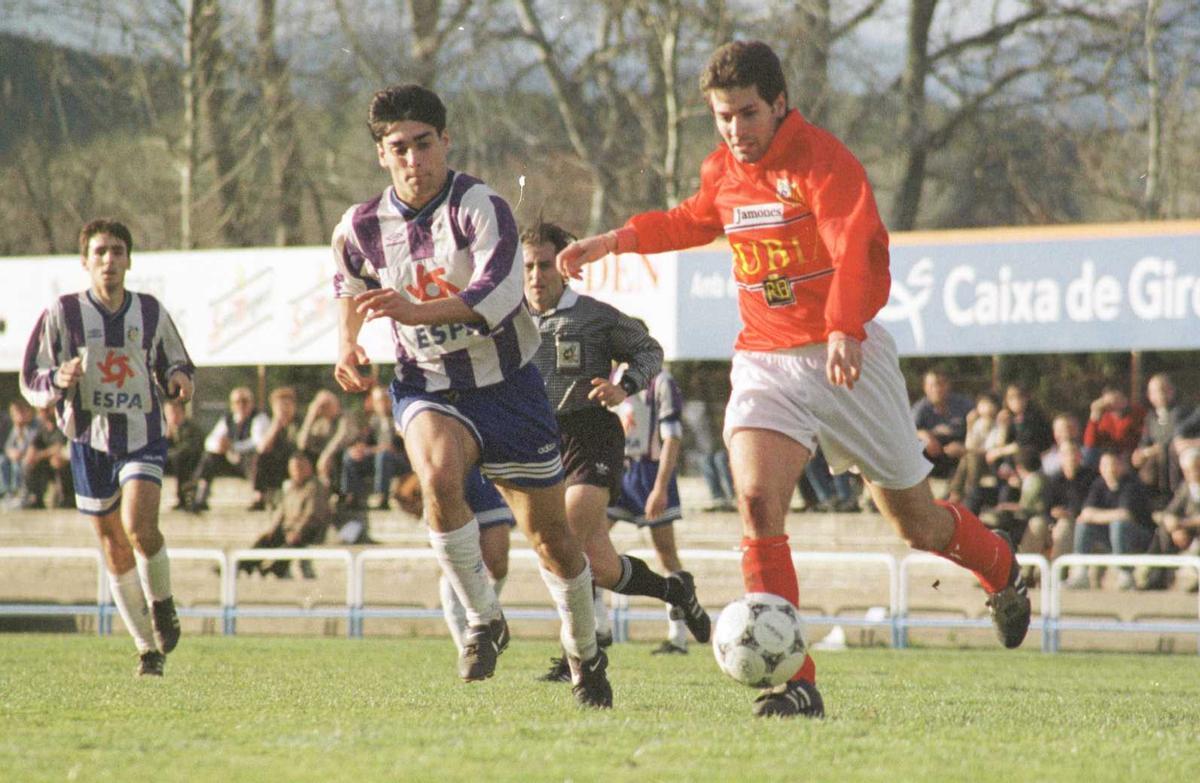 Ramírez, en acció amb el Banyoles (1997-98)