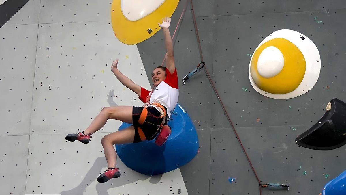 Iciar Martínez, ganadora Campeonato de España de Dificultad absoluto